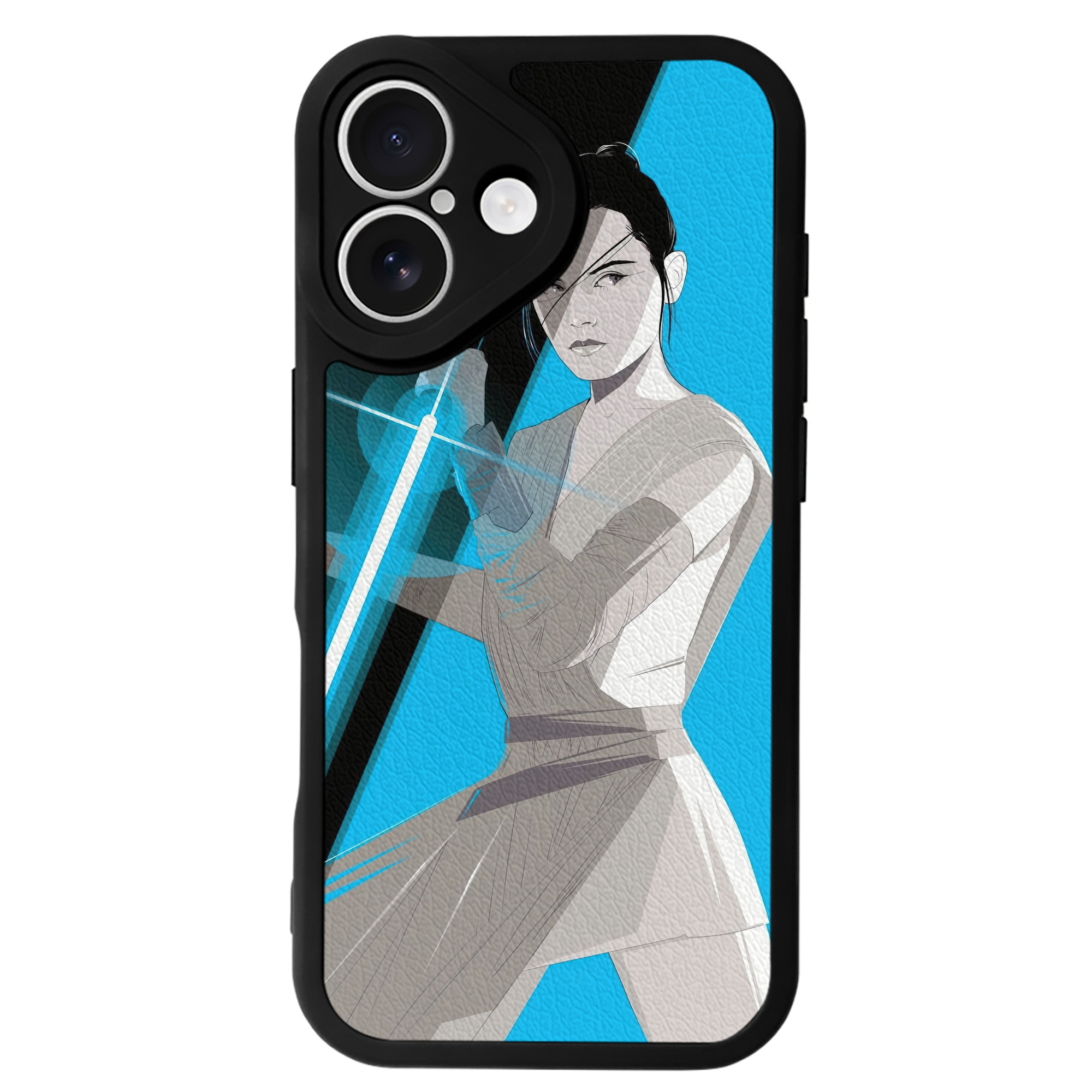 （画像用） スター・ウォーズ Star Wars 【iPhone 16シリーズ対応】シリコンスマホケース（レザー調） 材質：シリコン